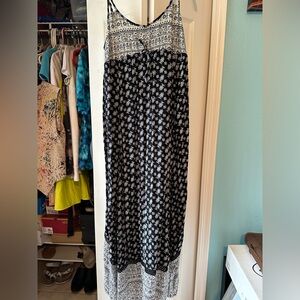 Black and White Maxi Dress